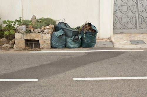 Professional house clearance team at work in Covent Garden
